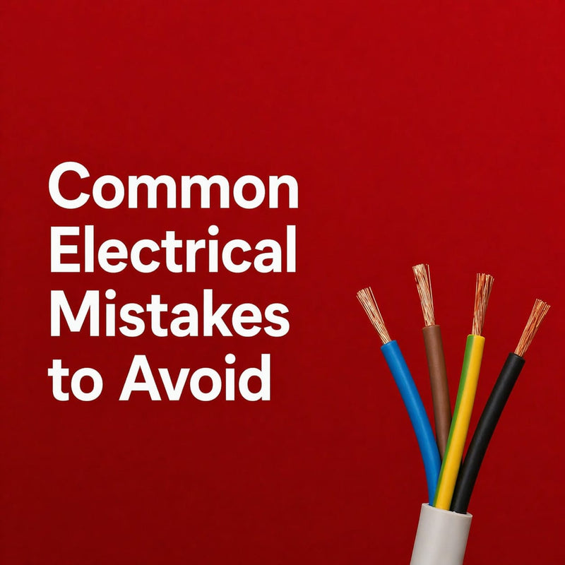 COMMON ELECTRICAL MISTAKES TO AVOID