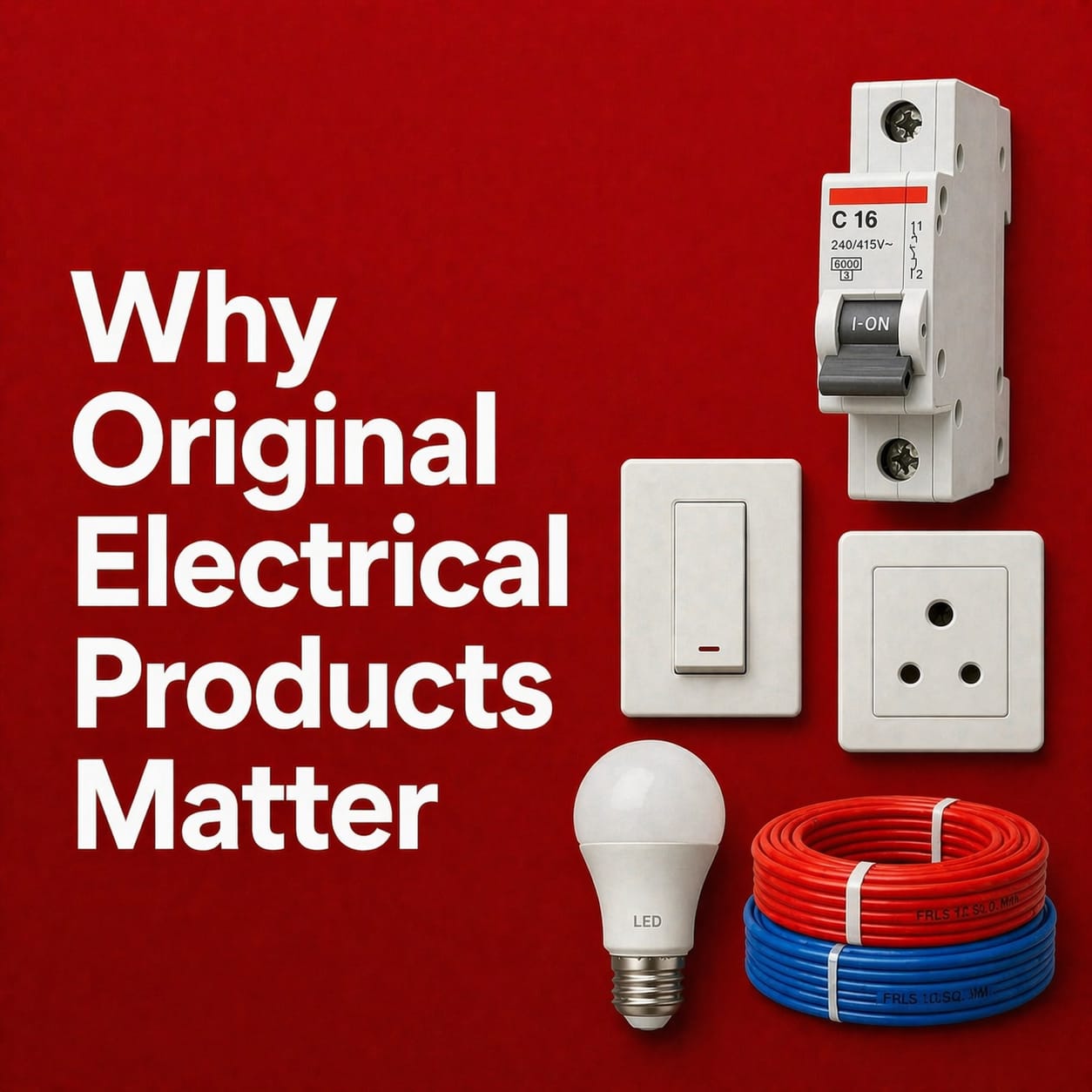 WHY ORIGINAL ELECTRICAL PRODUCTS MATTER