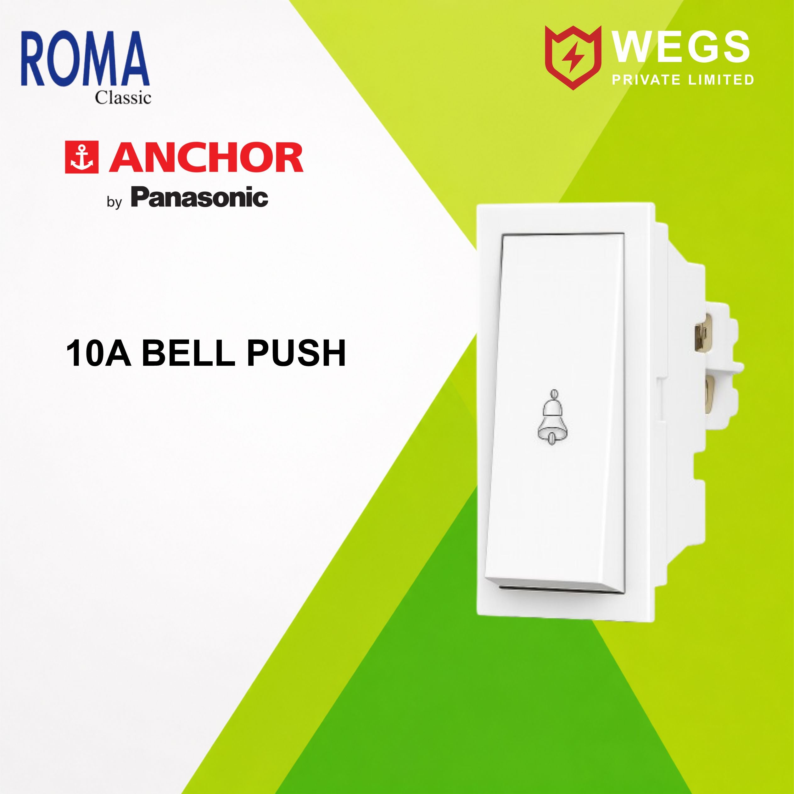 10 A BELL PUSH SWITCH
