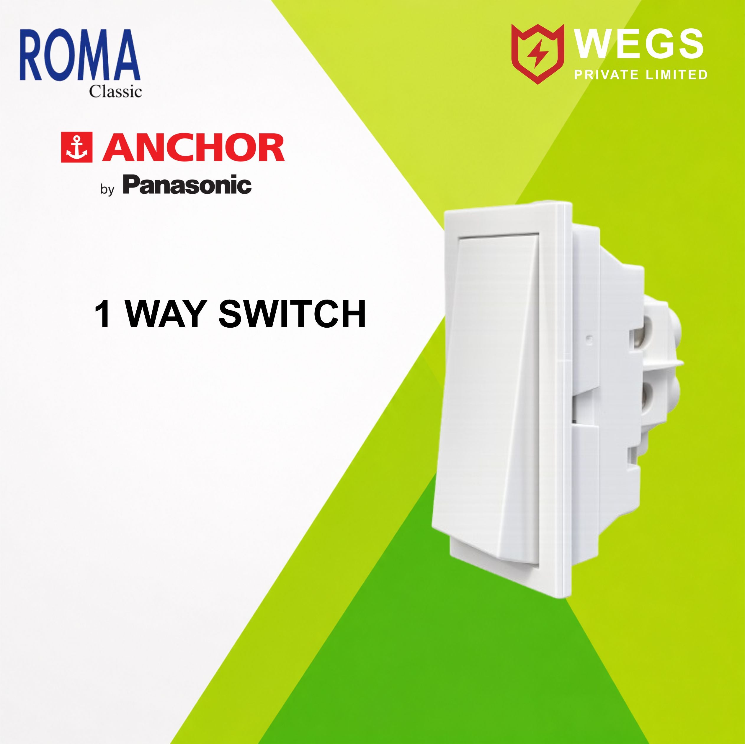 10AX 1 WAY SWITCH 100W SBL LOAD SWITCH