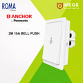 10A BELL PUSH DURA SWITCH