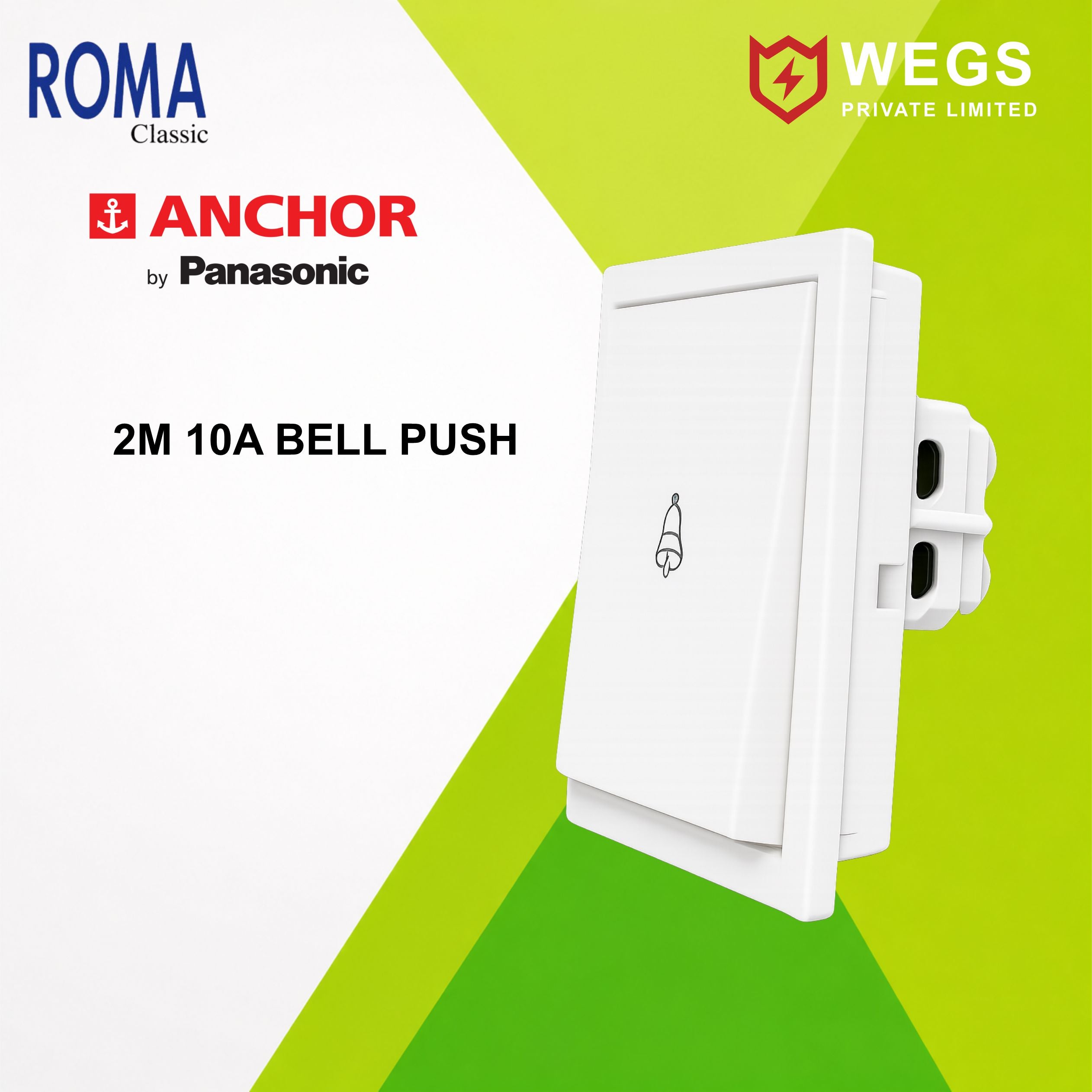 10A BELL PUSH DURA SWITCH