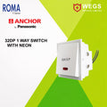 32A D.P. 1 WAY SWITCH WITH NEON , ISI POWER AND MOTOR STARTER SWITCHES