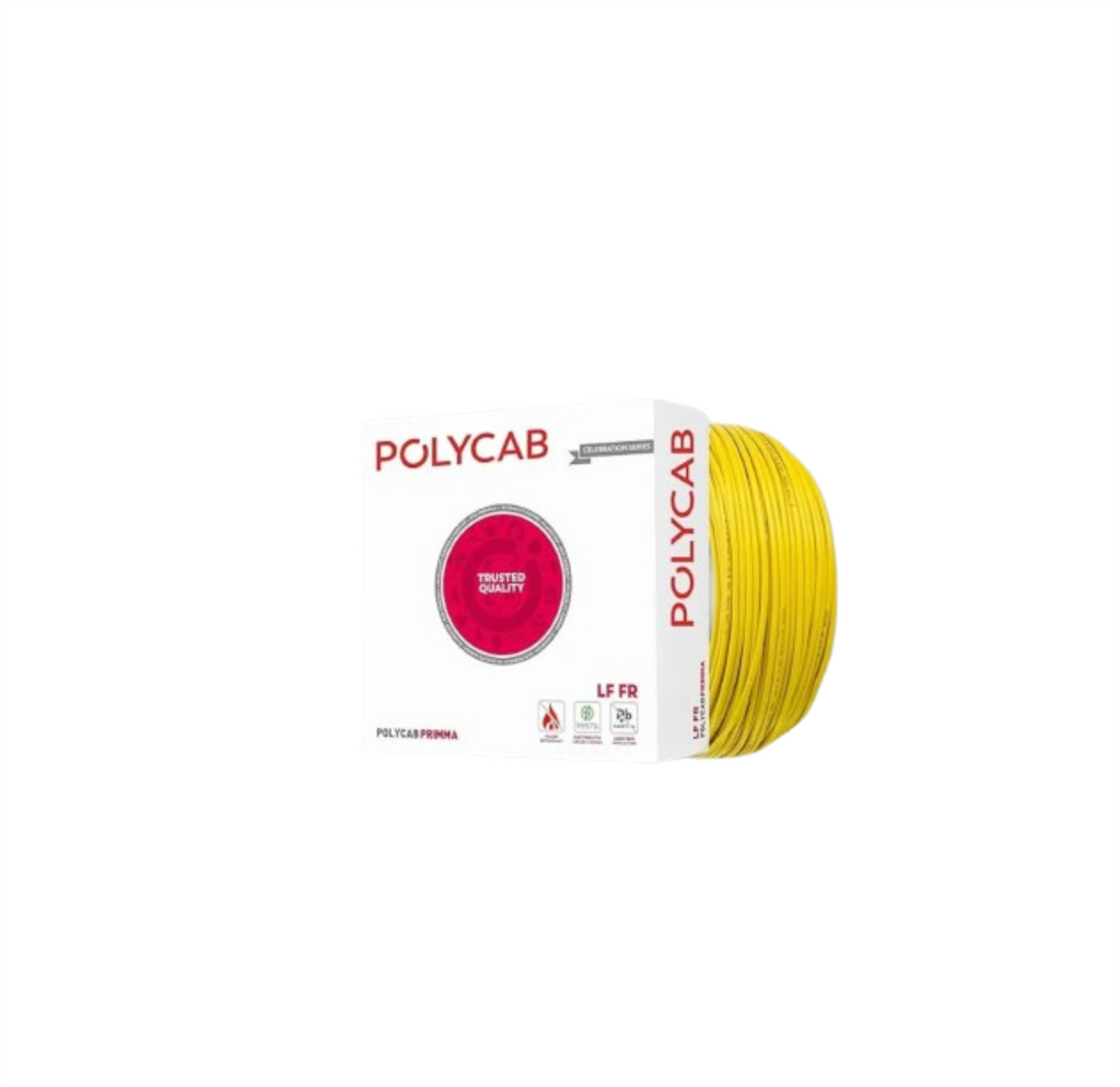 Polycab 1.0SQ MM Primma (LF-FR) Wire 90MTRS