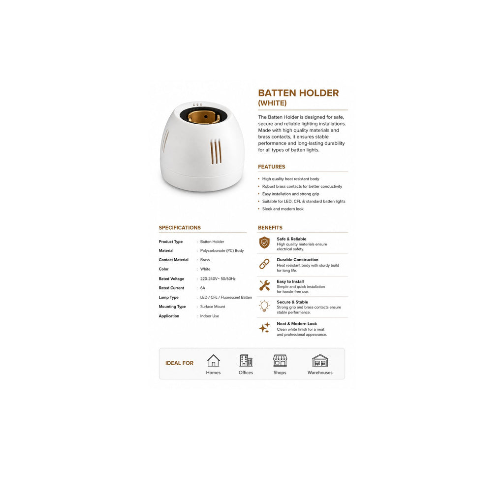 GM Play Batten Holder 3027