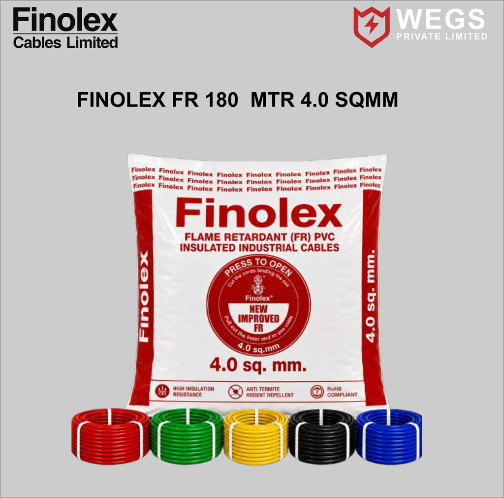 FINOLEX 4.0SQ MM WIRE (180MTR)