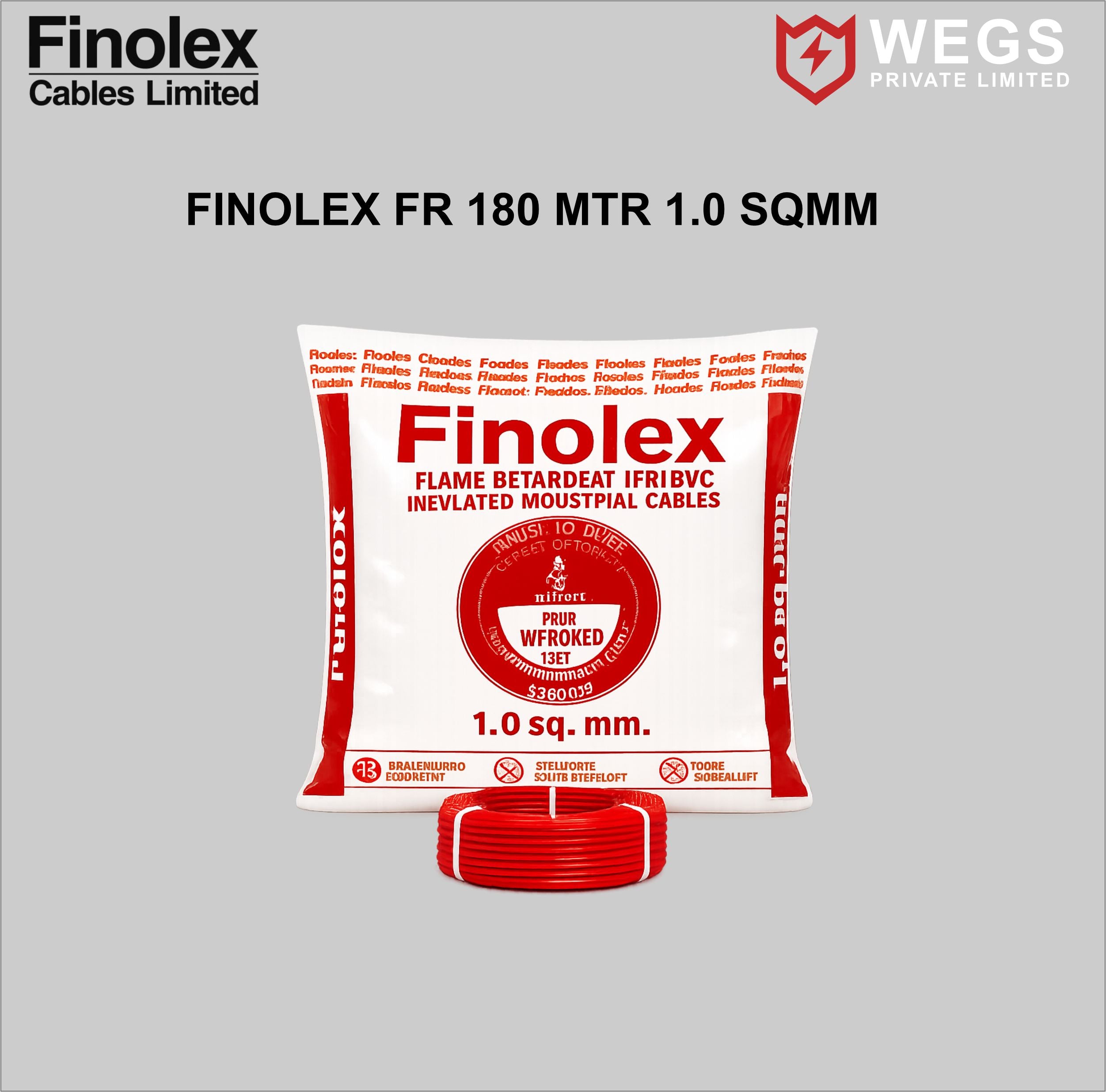 FINOLEX 1.0SQ MM WIRE (180MTR)