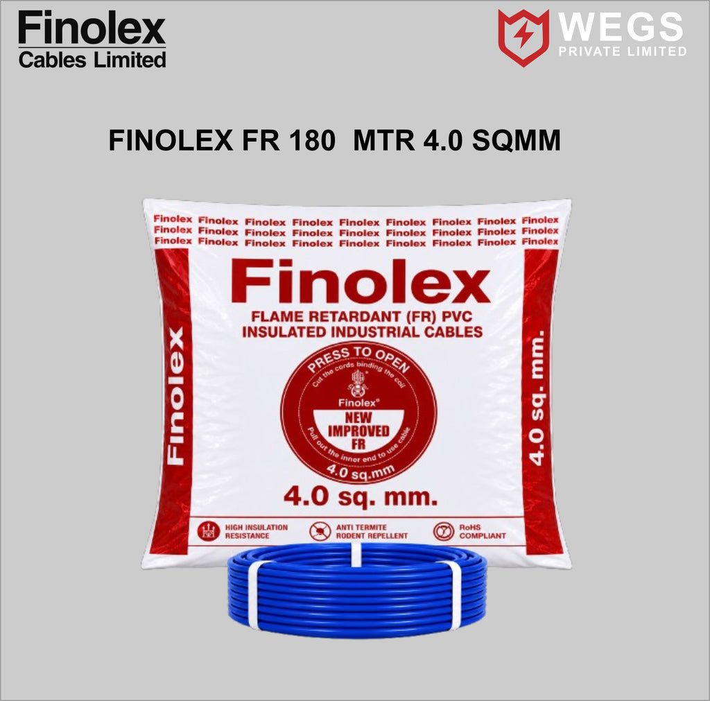 FINOLEX 4.0SQ MM WIRE (180MTR)