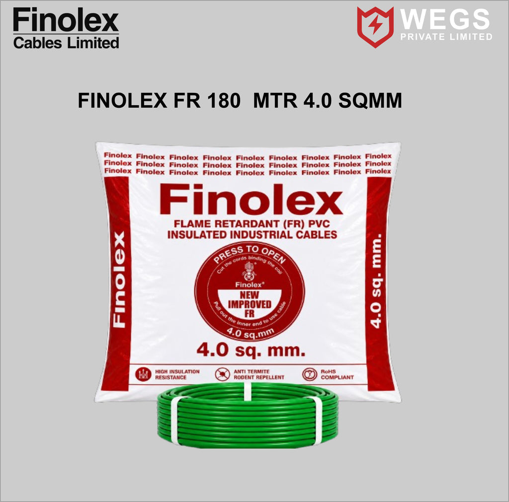 FINOLEX 4.0SQ MM WIRE (180MTR)