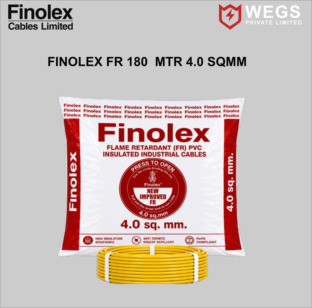 FINOLEX 4.0SQ MM WIRE (180MTR)