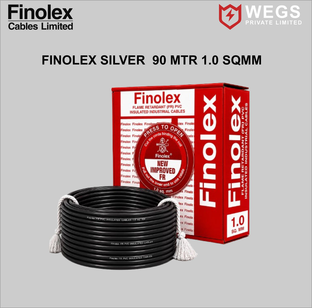 FINOLEX 1.0SQ MM WIRE (90MTR) SILVER