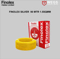 FINOLEX 1.5SQ MM WIRE (90MTR) SILVER