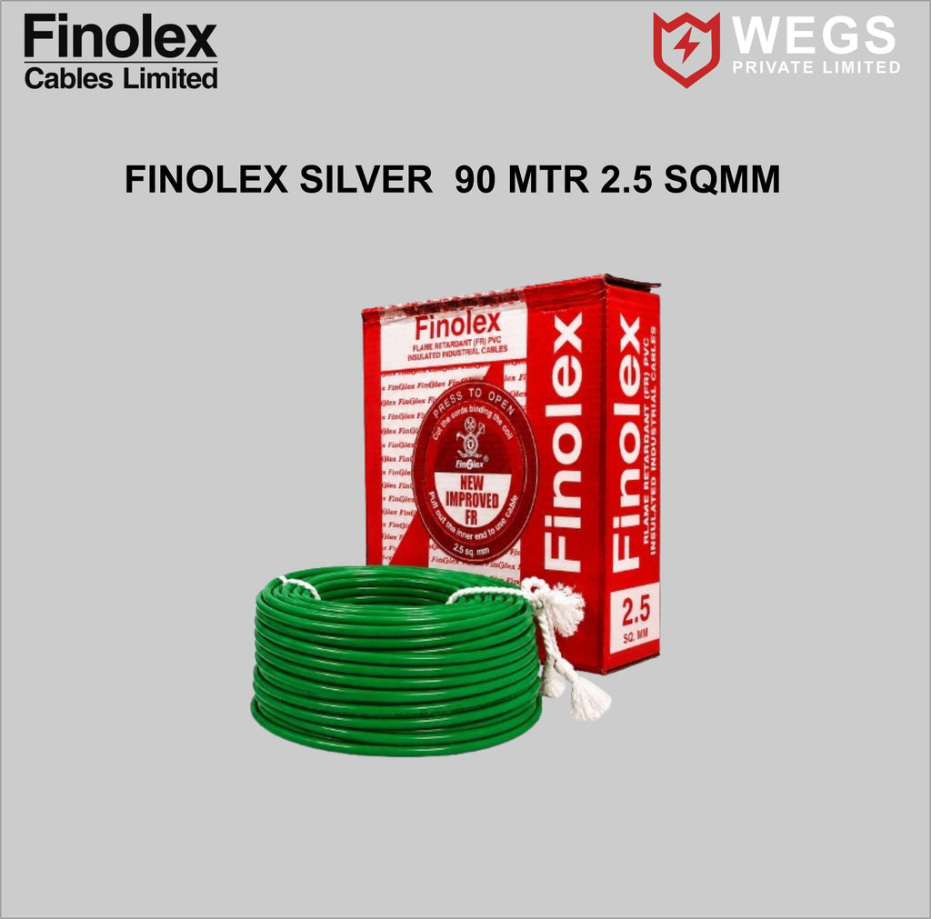FINOLEX 2.5SQ MM WIRE (90MTR) SILVER