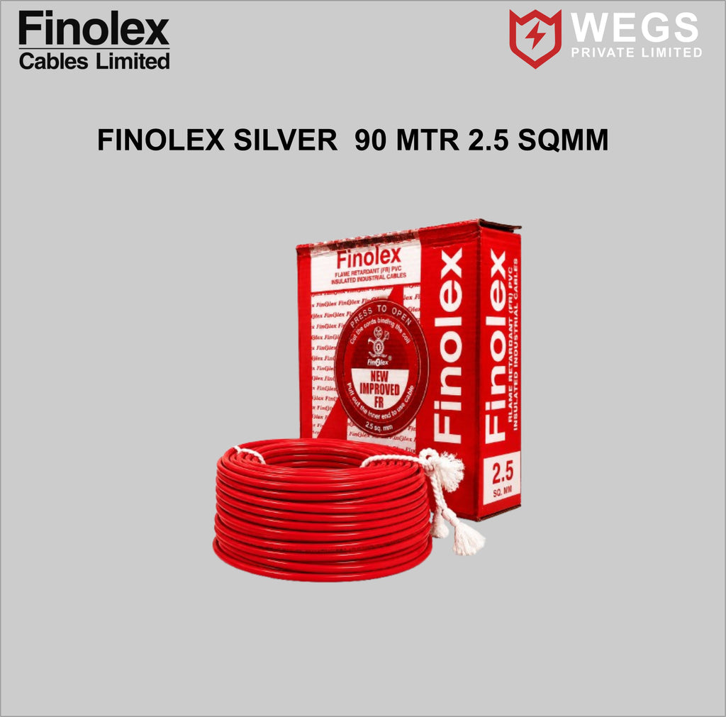 FINOLEX 2.5SQ MM WIRE (90MTR) SILVER