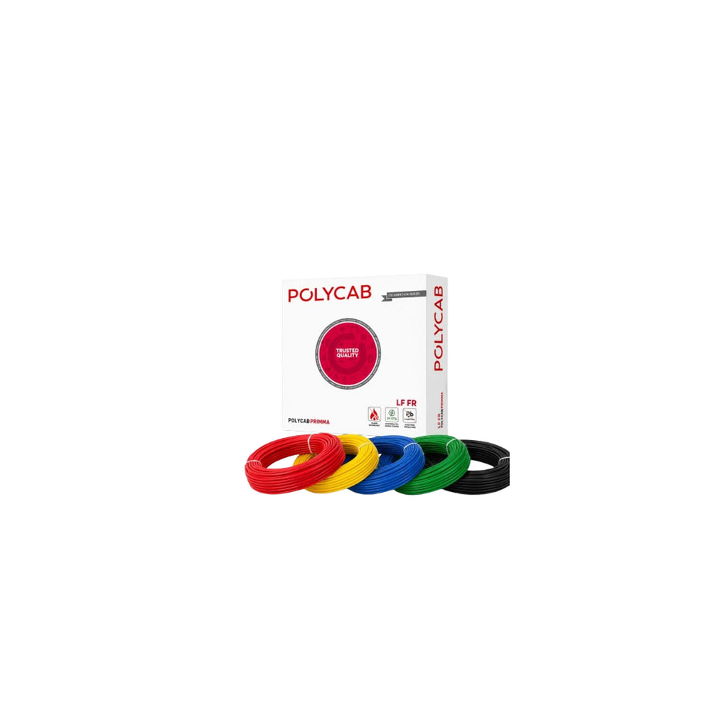 Polycab 1.0SQ MM Primma (LF-FR) Wire 90MTRS