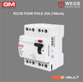RCCB FOUR POLE (100 mA) G-VAULT