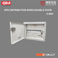 DISTRIBUTION BOX 8 WAY SPN IP42 DOUBLE DOOR G-HOME