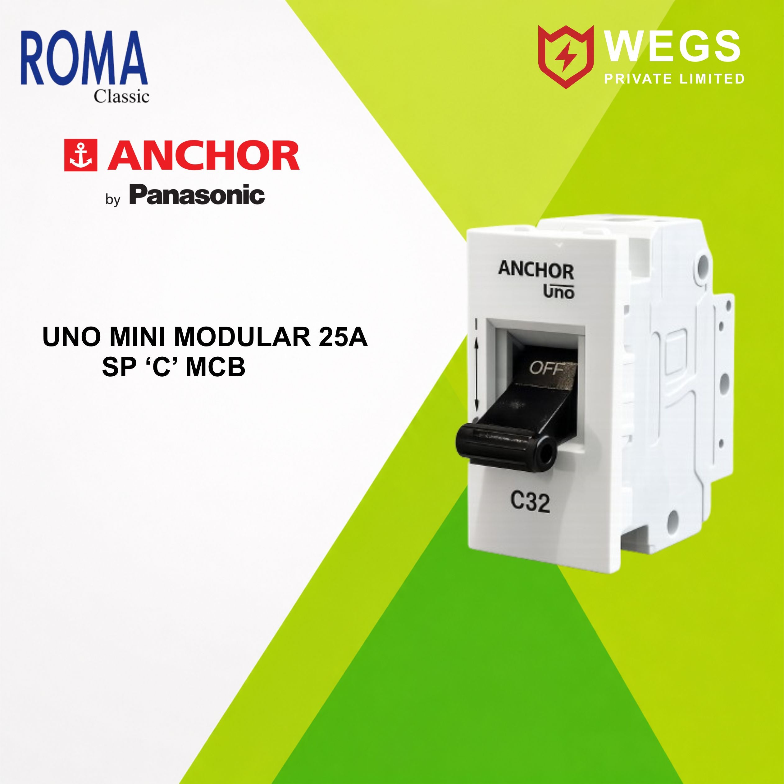 UNO MINI MODULAR SP 'C' MCB