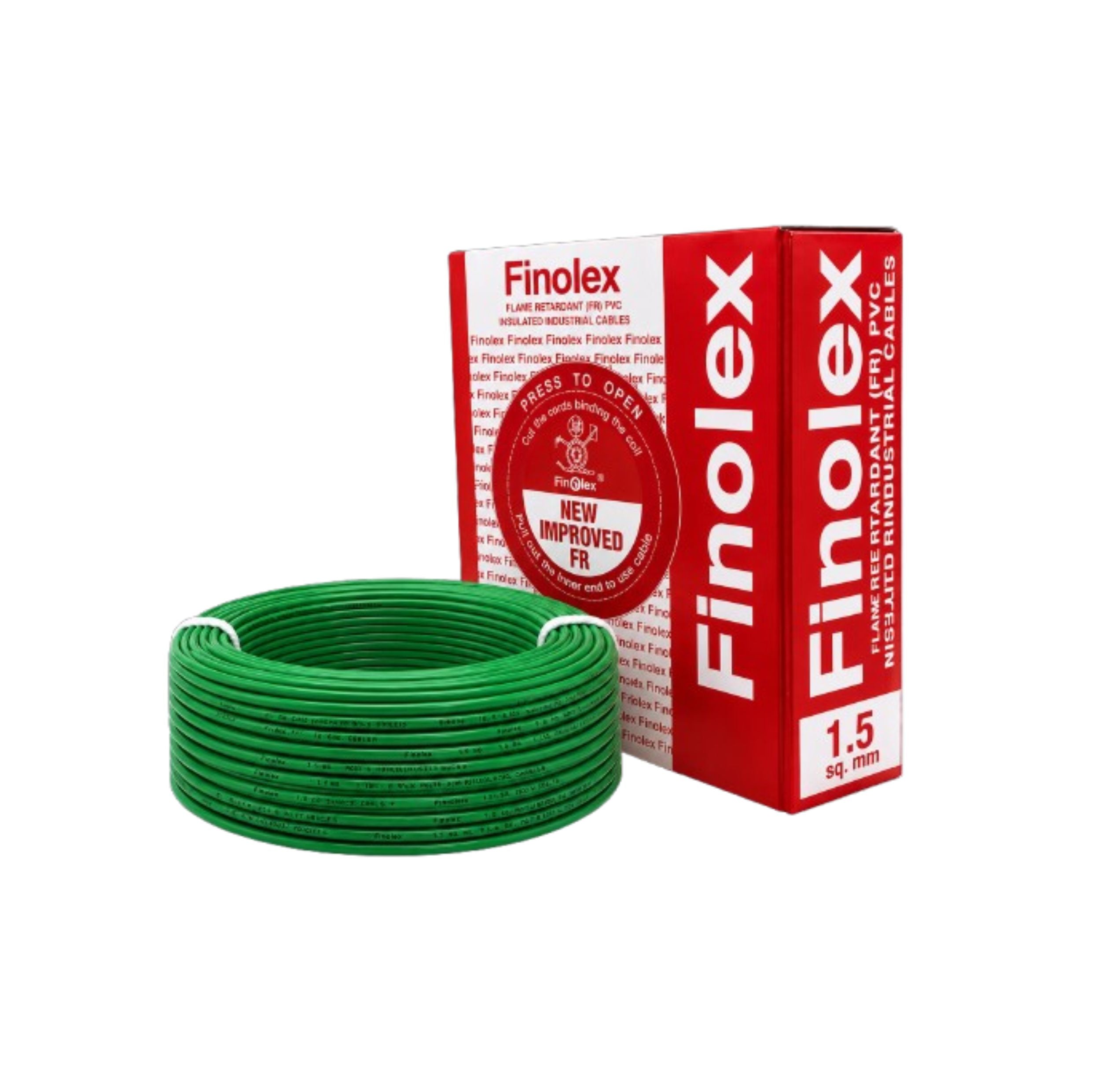 Finolex 1.5SQ MM Wire (90MTR) Silver