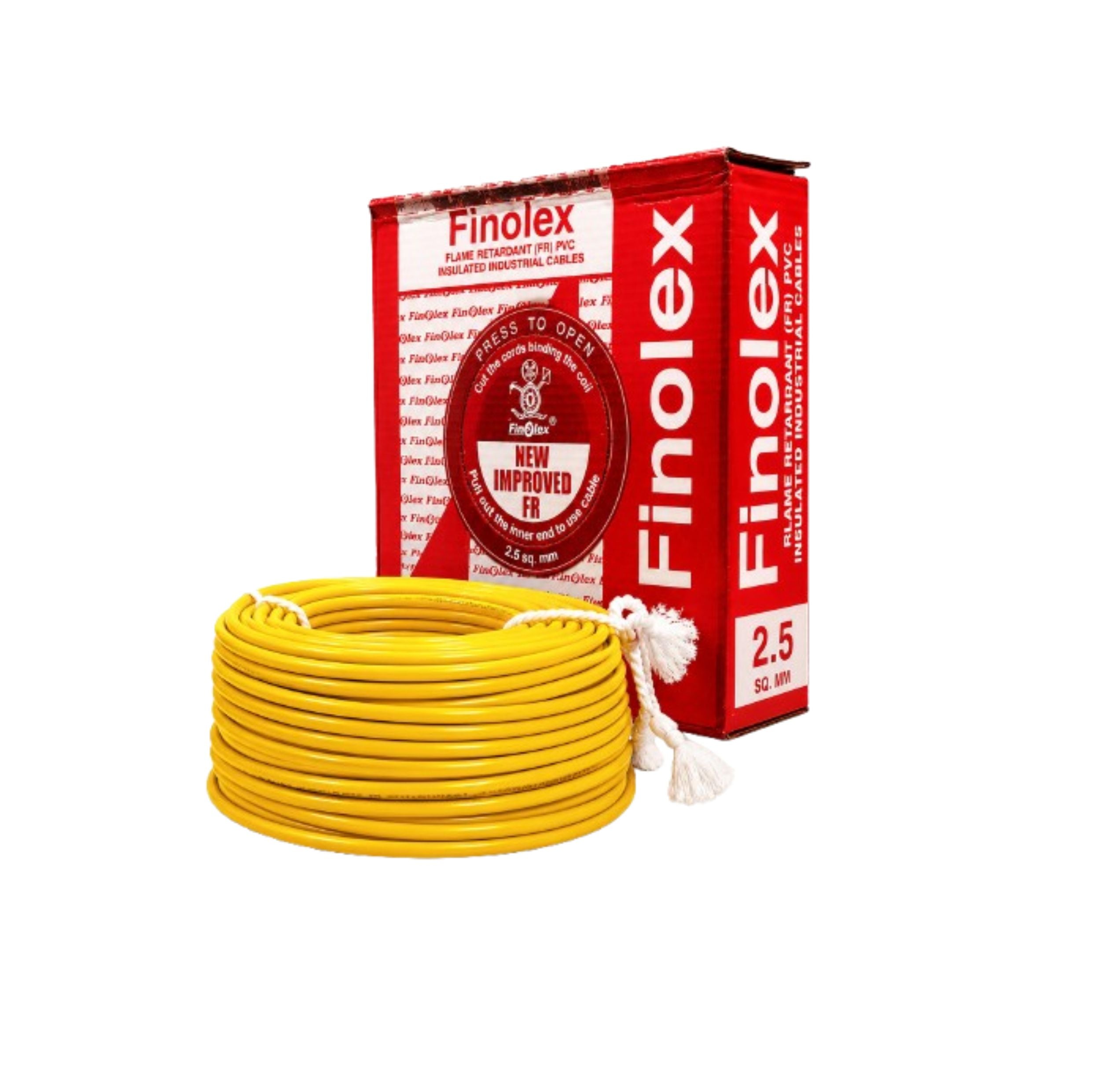 Finolex 2.5SQ MM Wire (90MTR) Silver