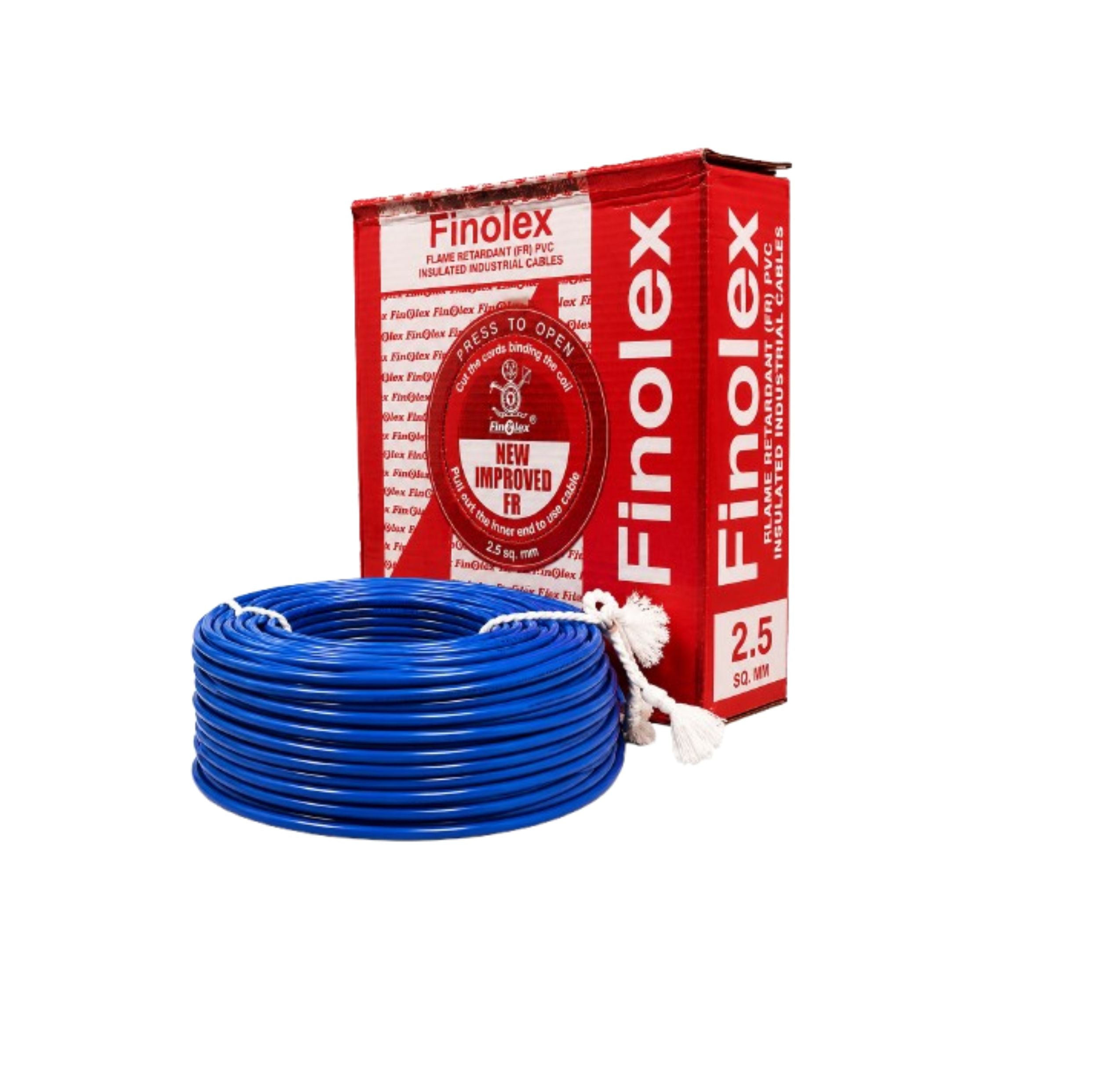 Finolex 2.5SQ MM Wire (90MTR) Silver