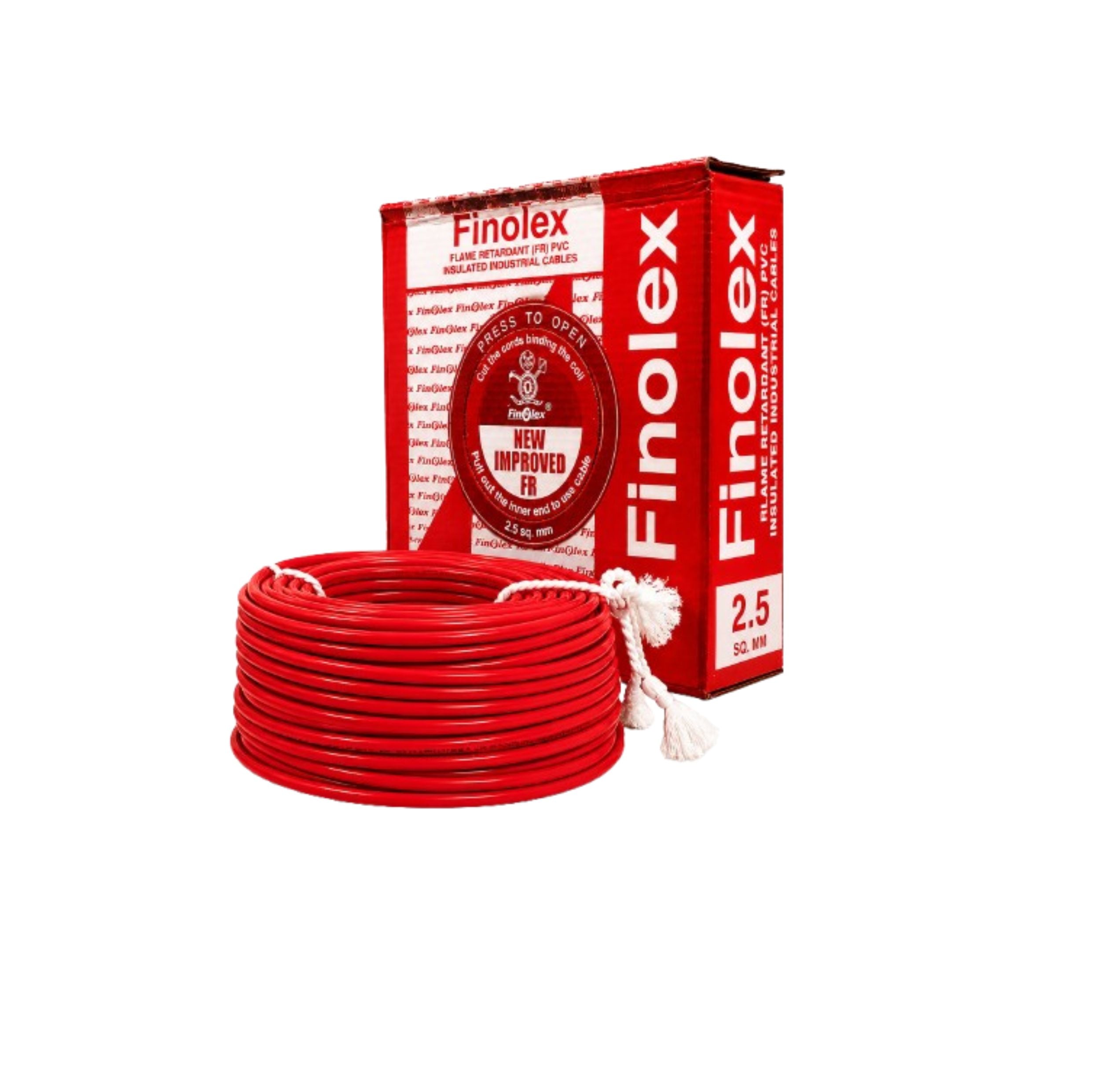 Finolex 2.5SQ MM Wire (90MTR) Silver