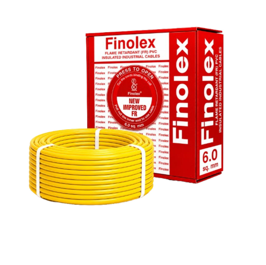 Finolex 6.0SQ MM Wire (90MTR) Silver