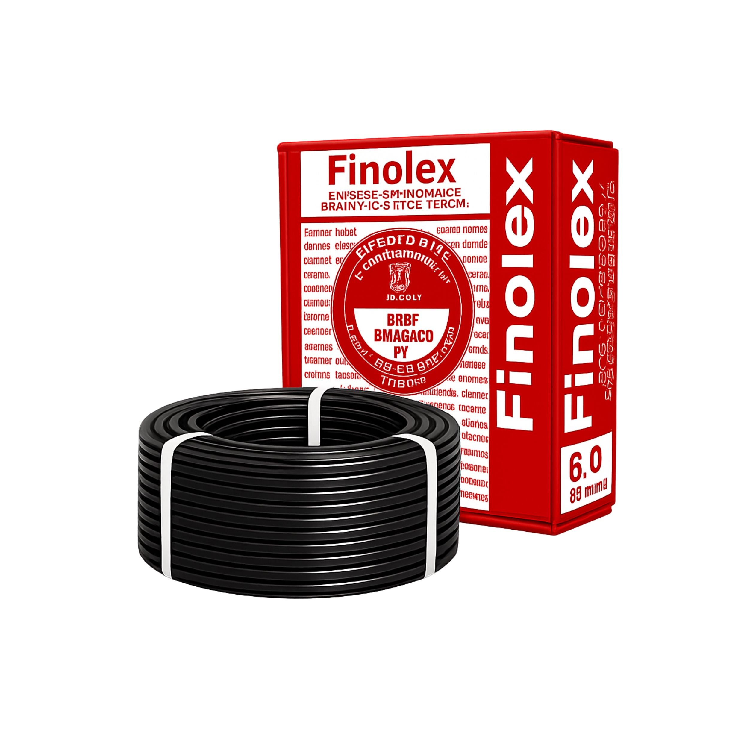 Finolex 6.0SQ MM Wire (90MTR) Silver