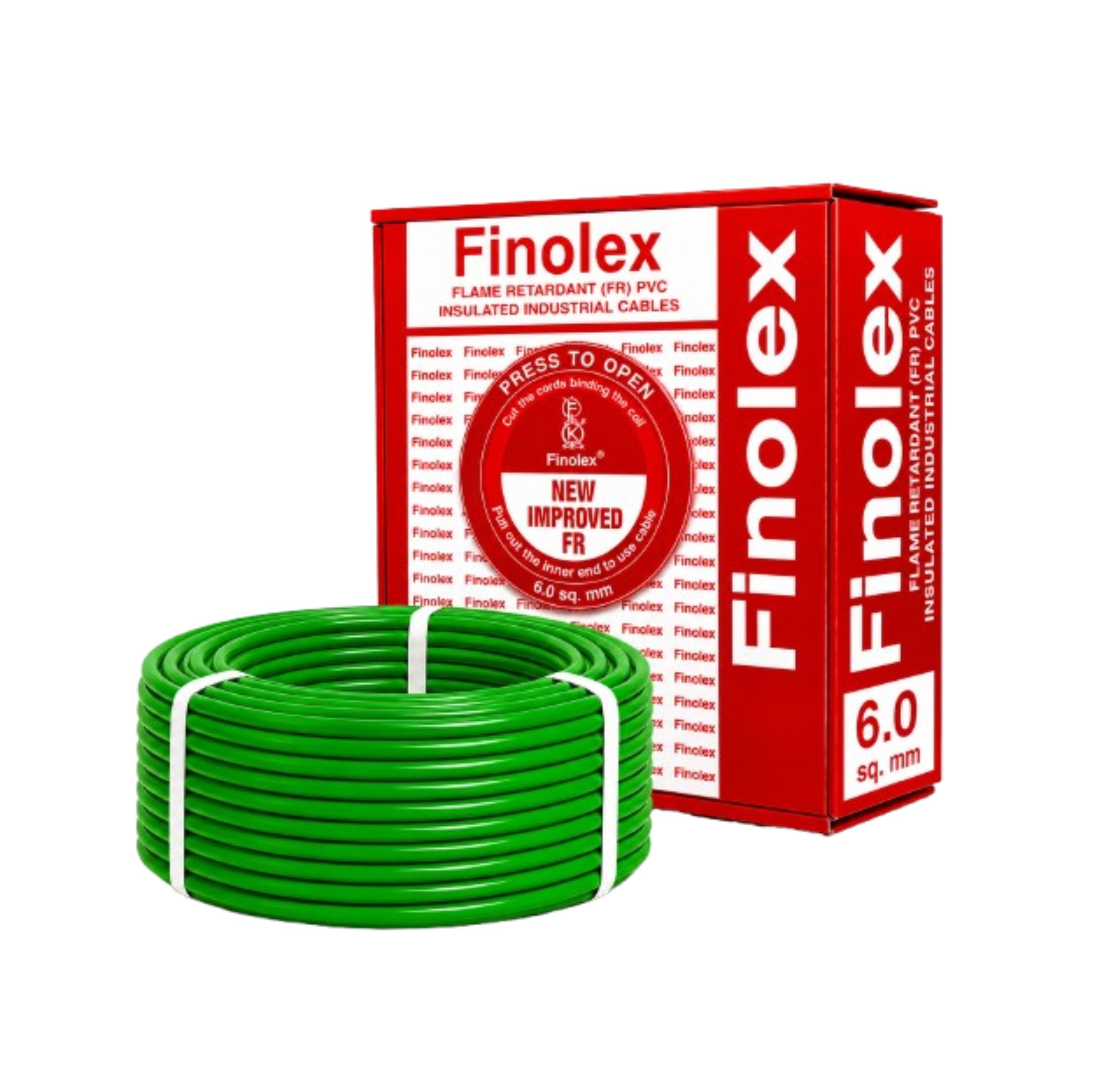 Finolex 6.0SQ MM Wire (90MTR) Silver
