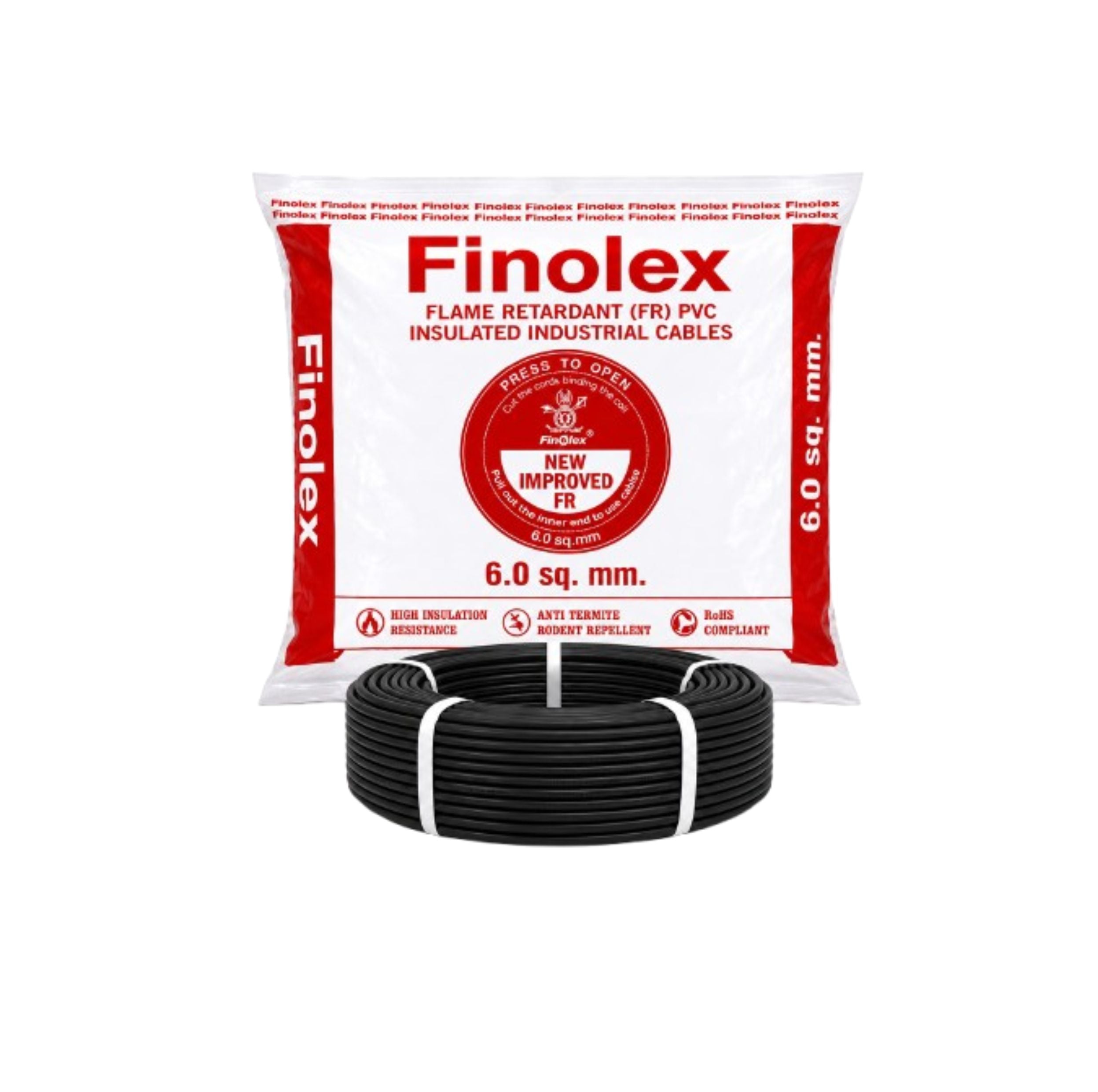 Finolex 6.0SQ MM Wire (180MTR)