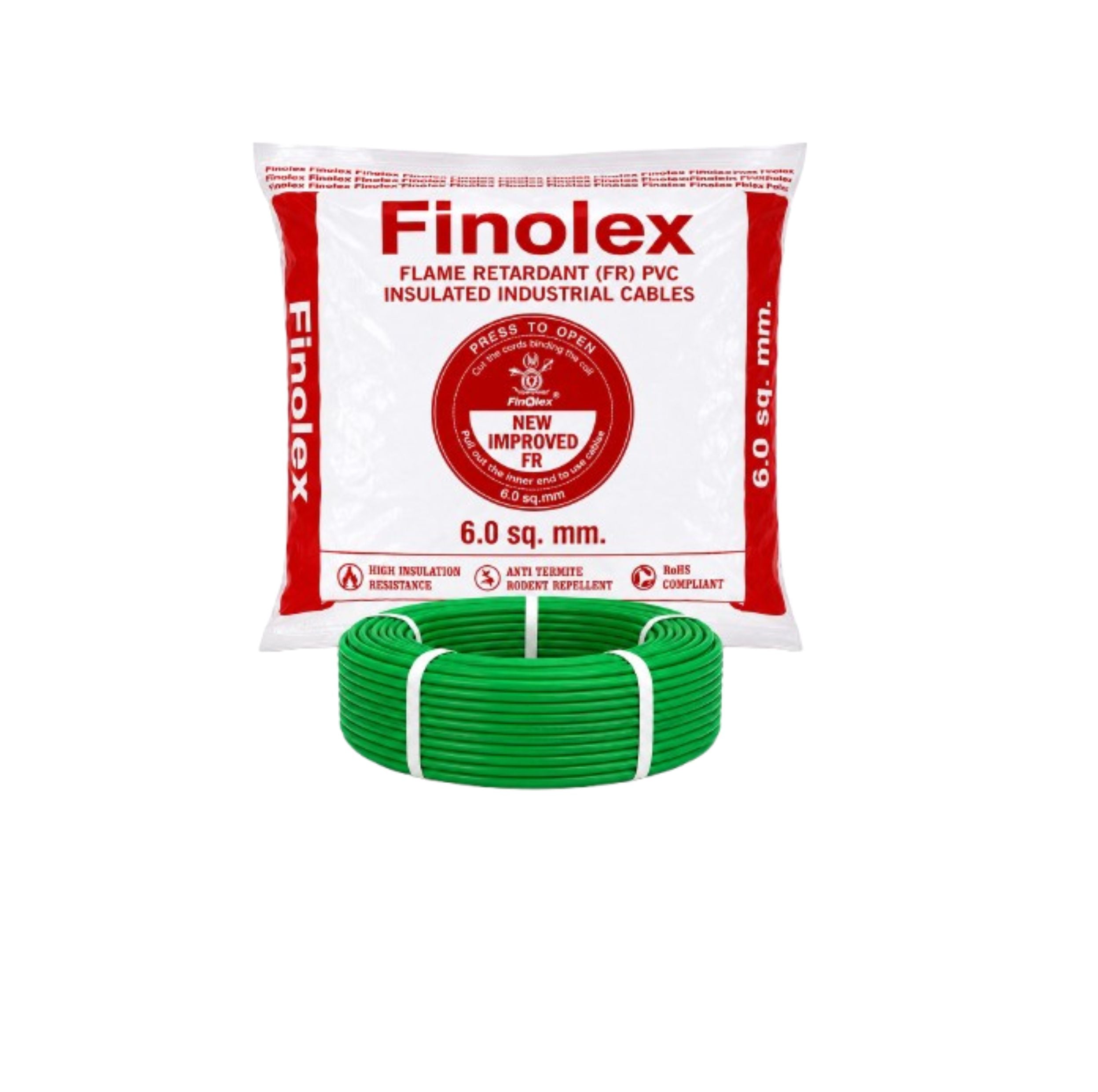 Finolex 6.0SQ MM Wire (180MTR)