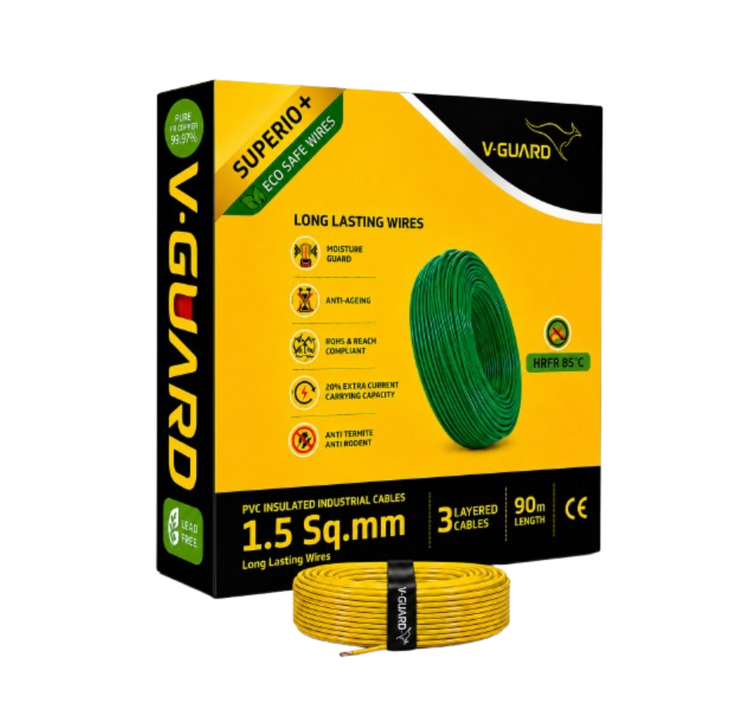 V-Guard Superio+ HRPR 1.5 SQ MM(90MTR)