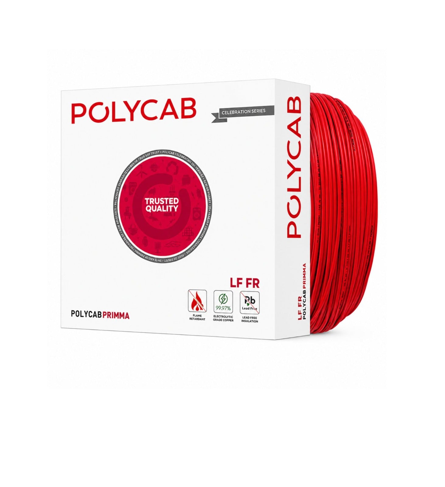 Polycab 1.5SQ MM Primma (LF-FR) Wire 90MTRS