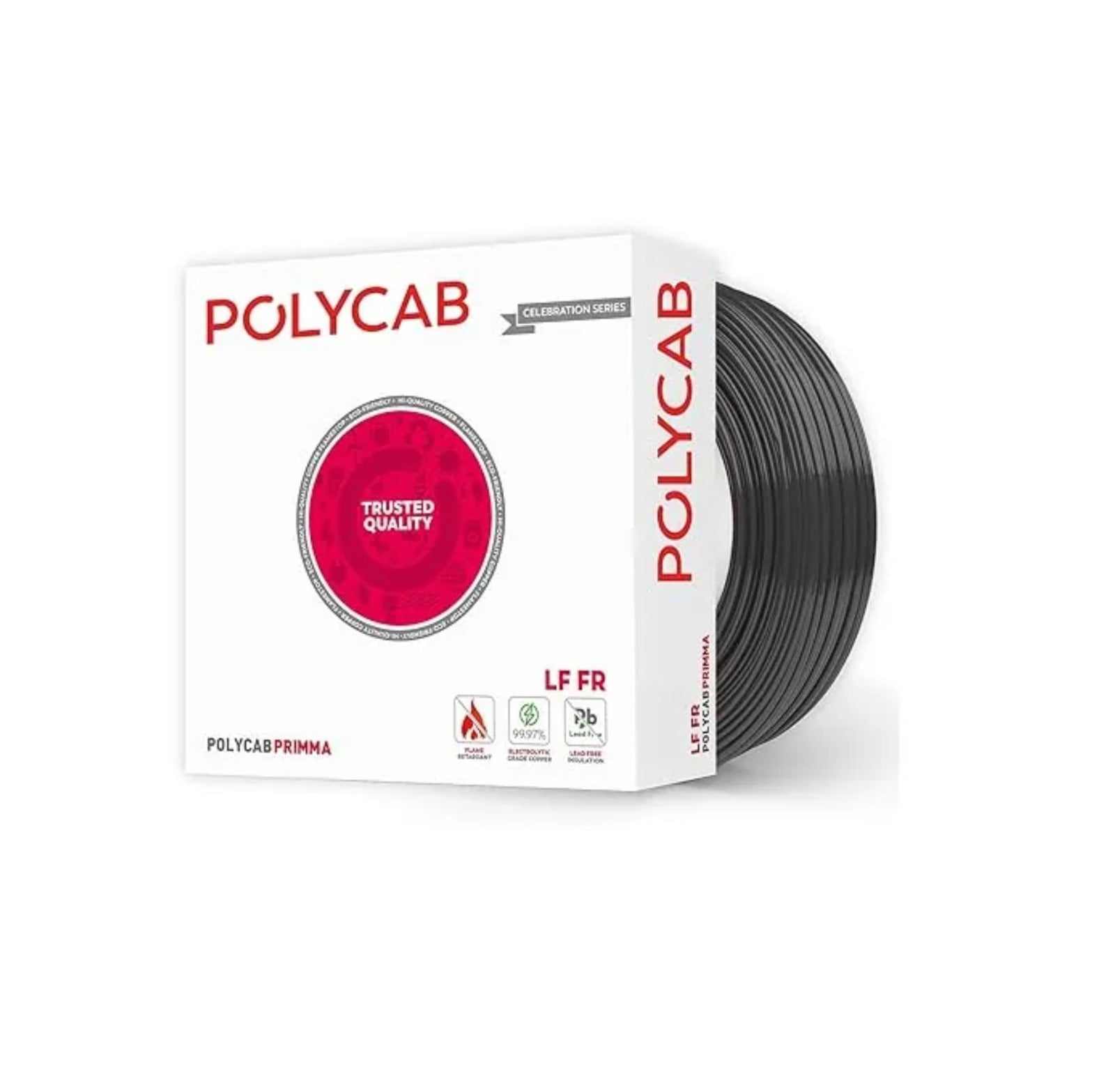 Polycab 4.0SQ MM Primma (LF-FR) Wire 90MTRS