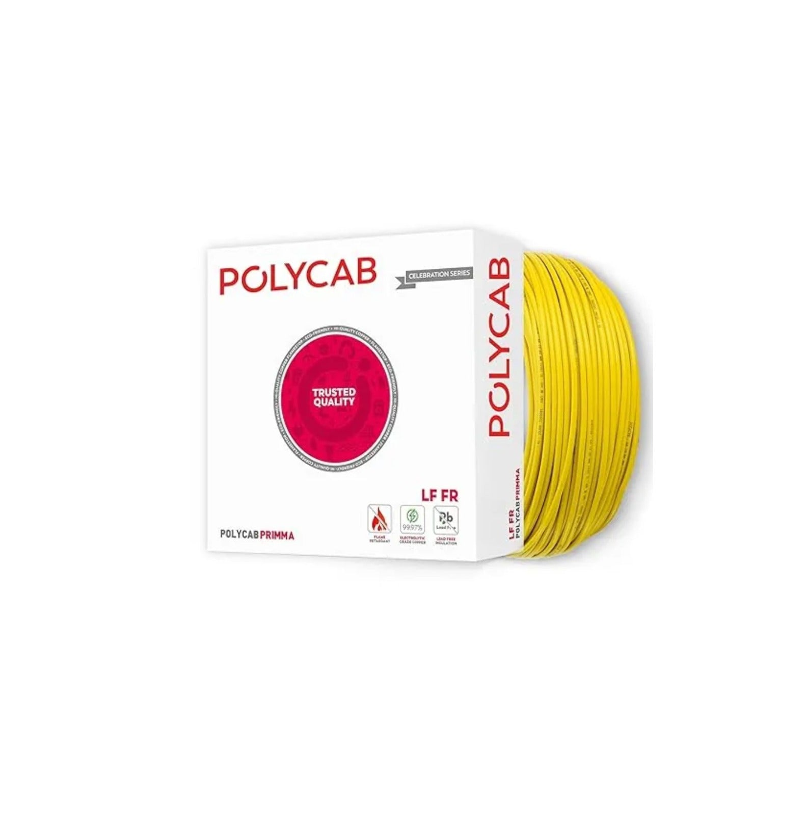 Polycab 6.0SQ MM Primma (LF-FR) Wire 90MTRS