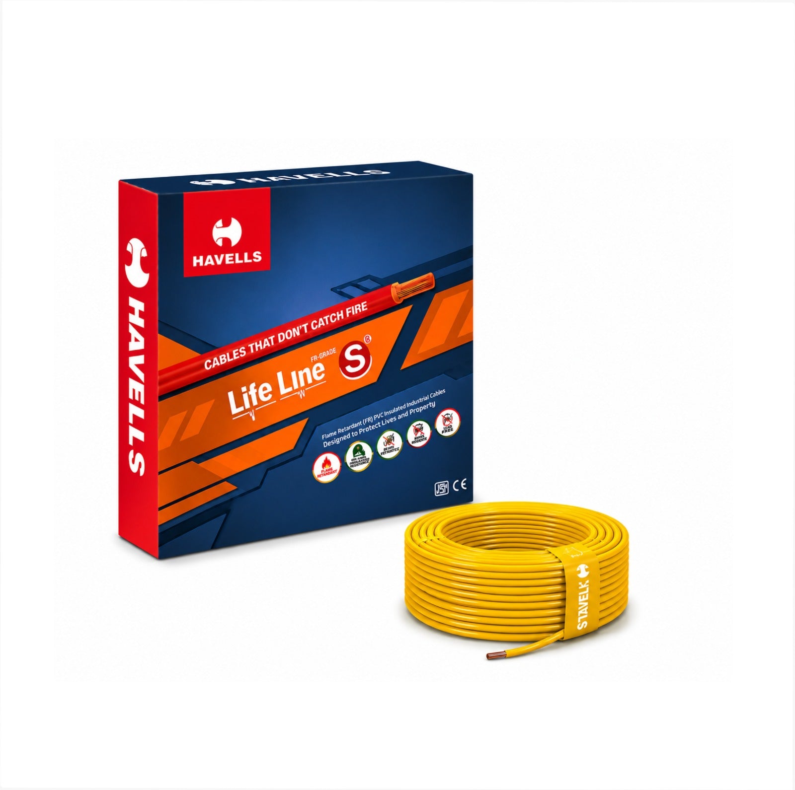 Havells Life Line Plus S3 FR Wire 1.5sqm 90mtr