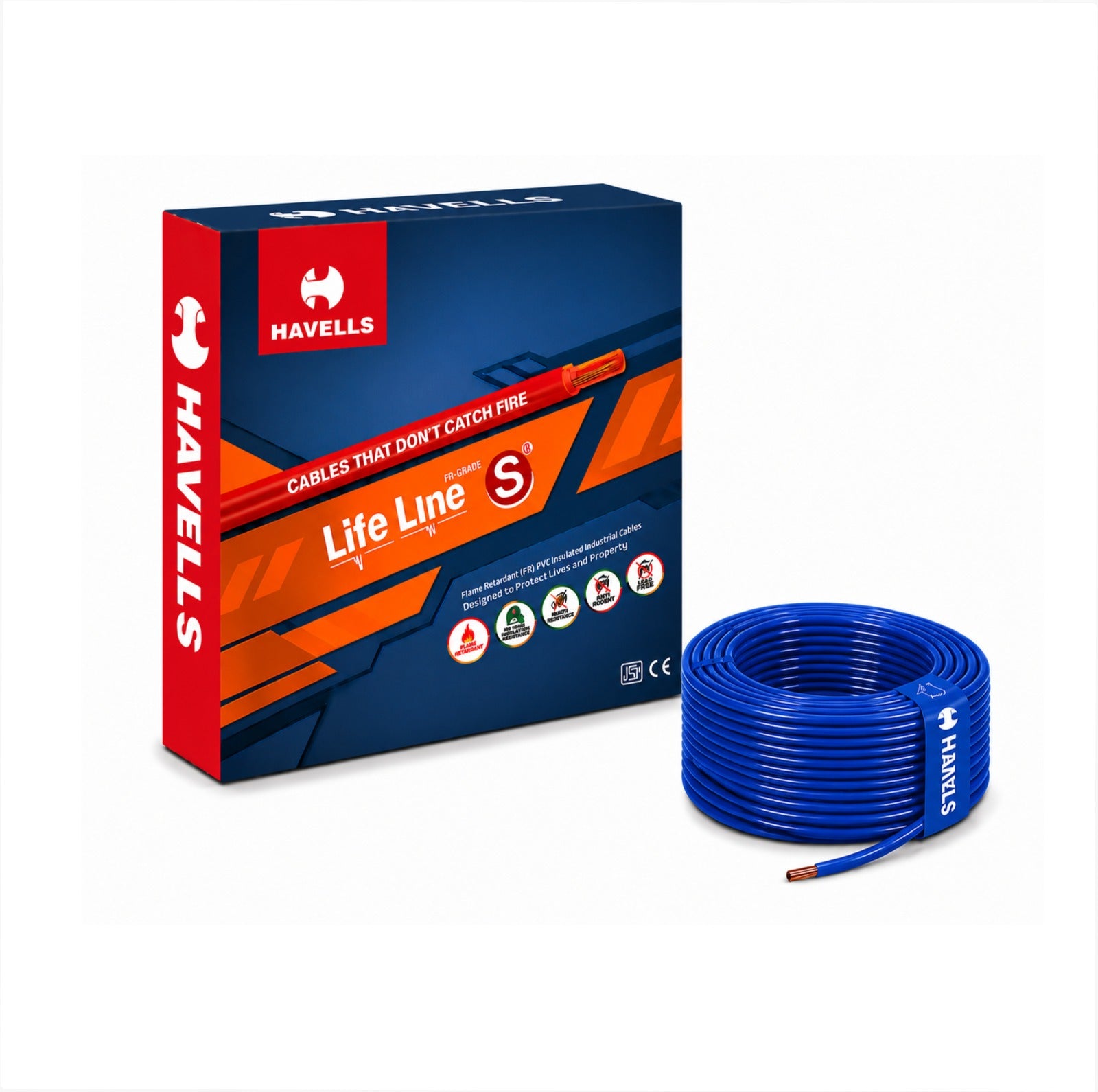 Havells Life Line Plus S3 FR Wire 2.5sqm 90mtr