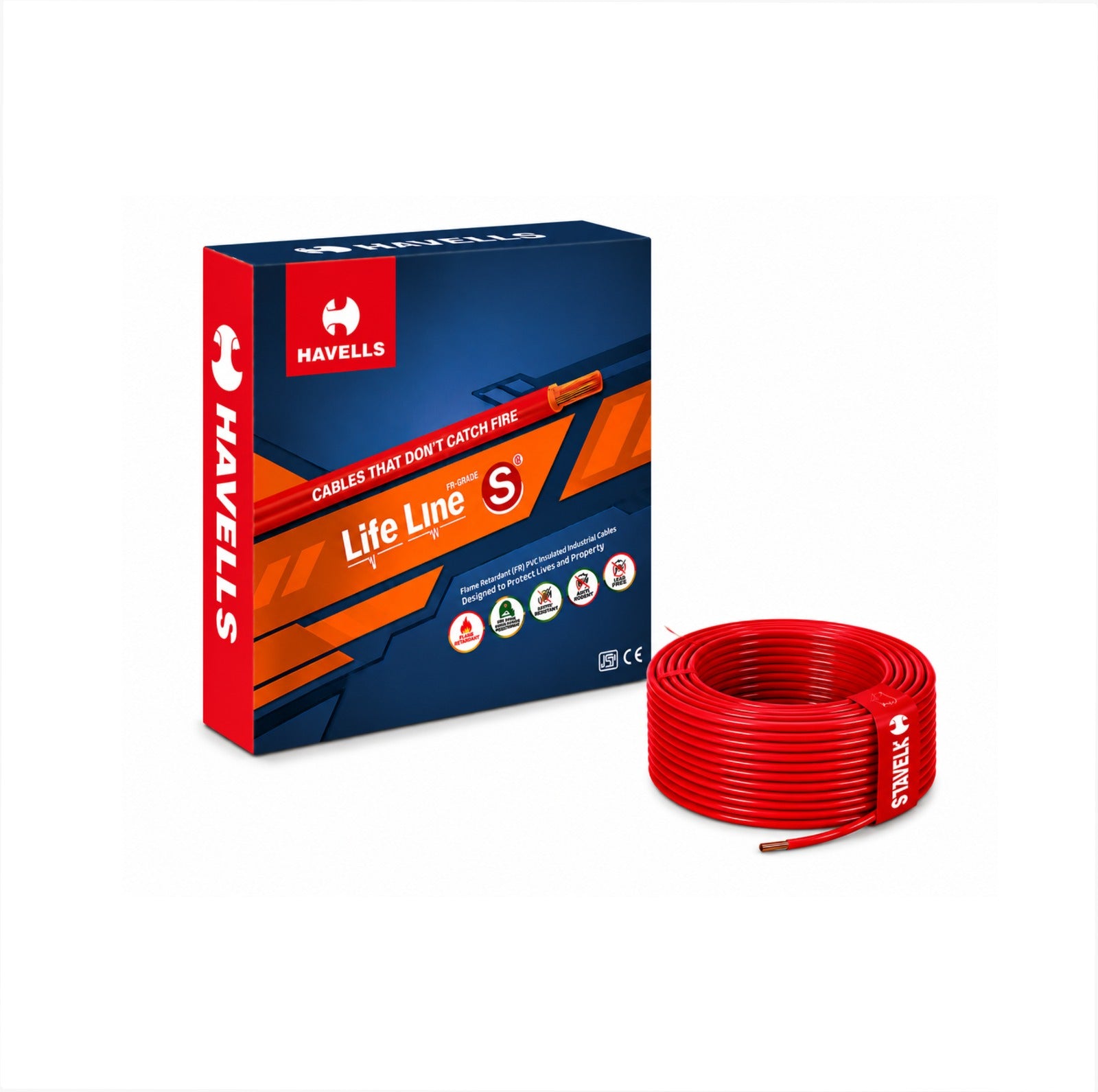Havells Life Line Plus S3 FR Wire 2.5sqm 90mtr