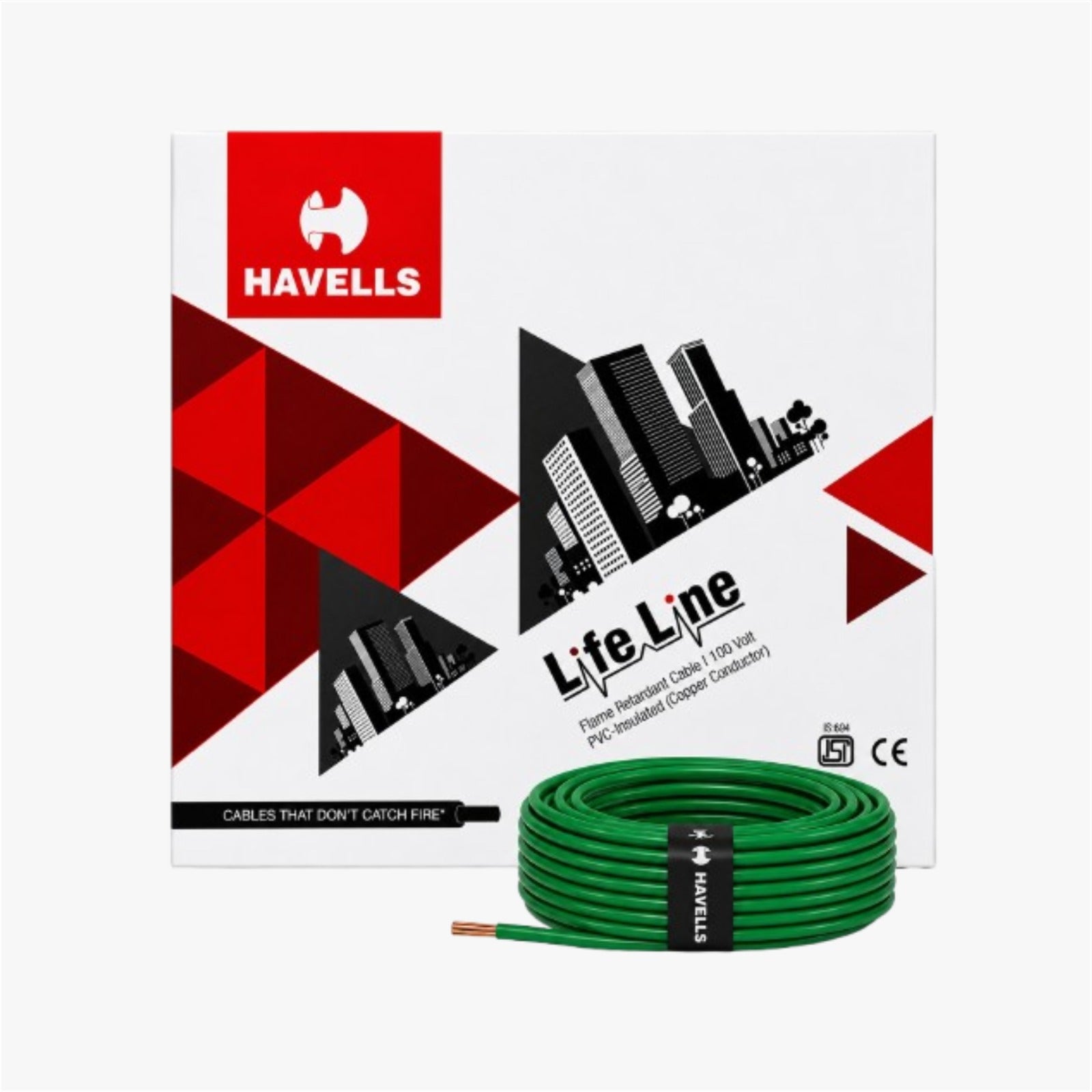 Havells Life Line FR PVC Insulated Flexible Cable 2.5sqm 180mtr
