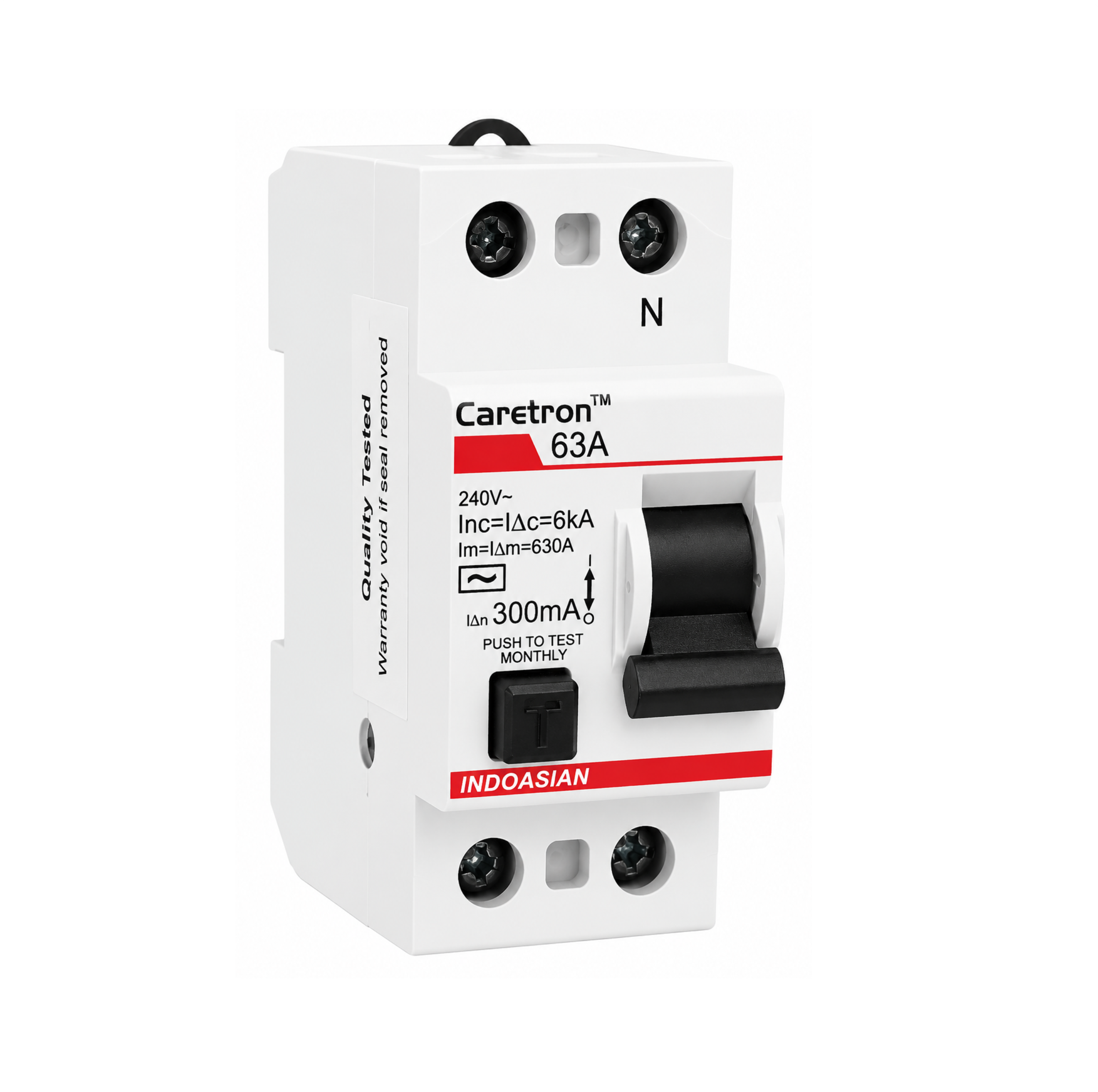 Indoasian Caretron RCCB 40A Double Pole