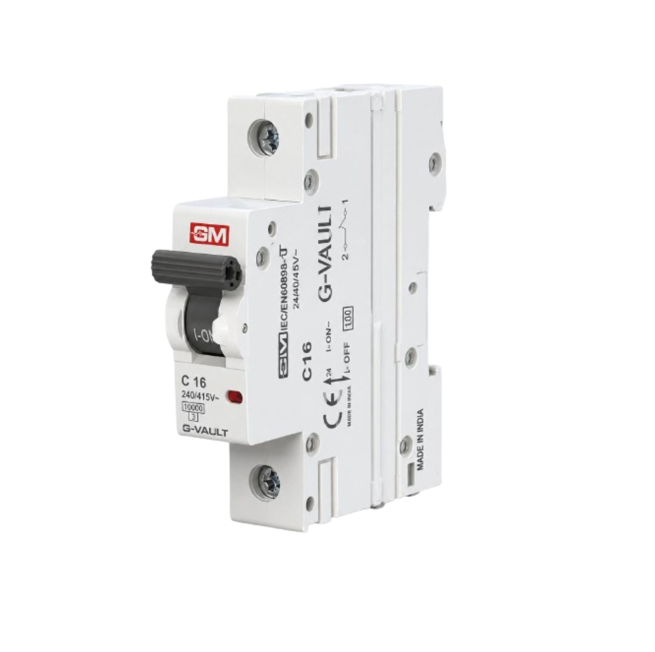 MCB SINGLE POLE 'C' TYPE G-VAULT