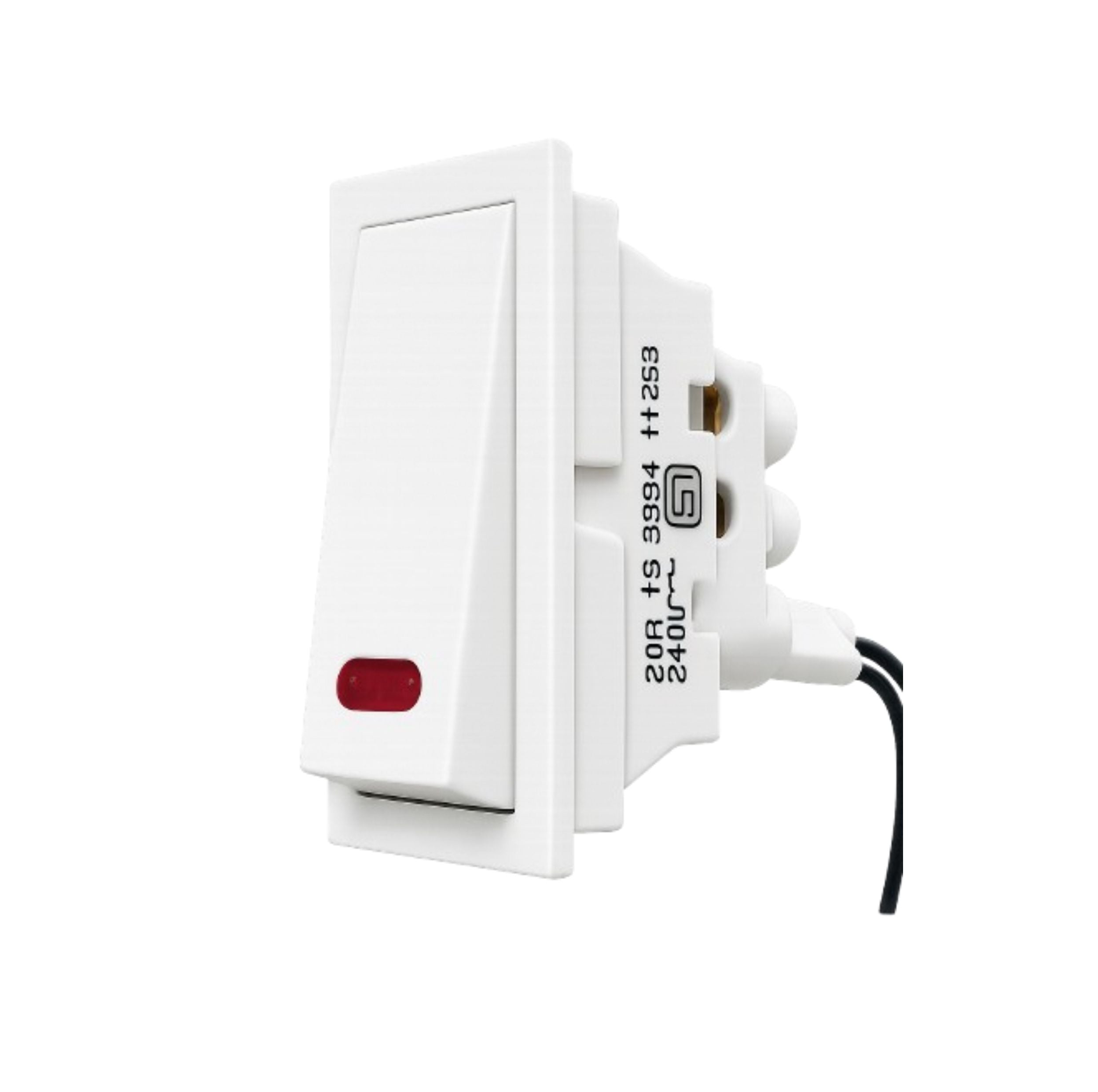 20A 1 Way Switch With Neon 250W Sabl Load
