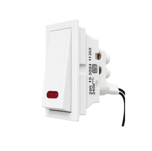 20A 1 Way Switch With Neon 250W Sabl Load