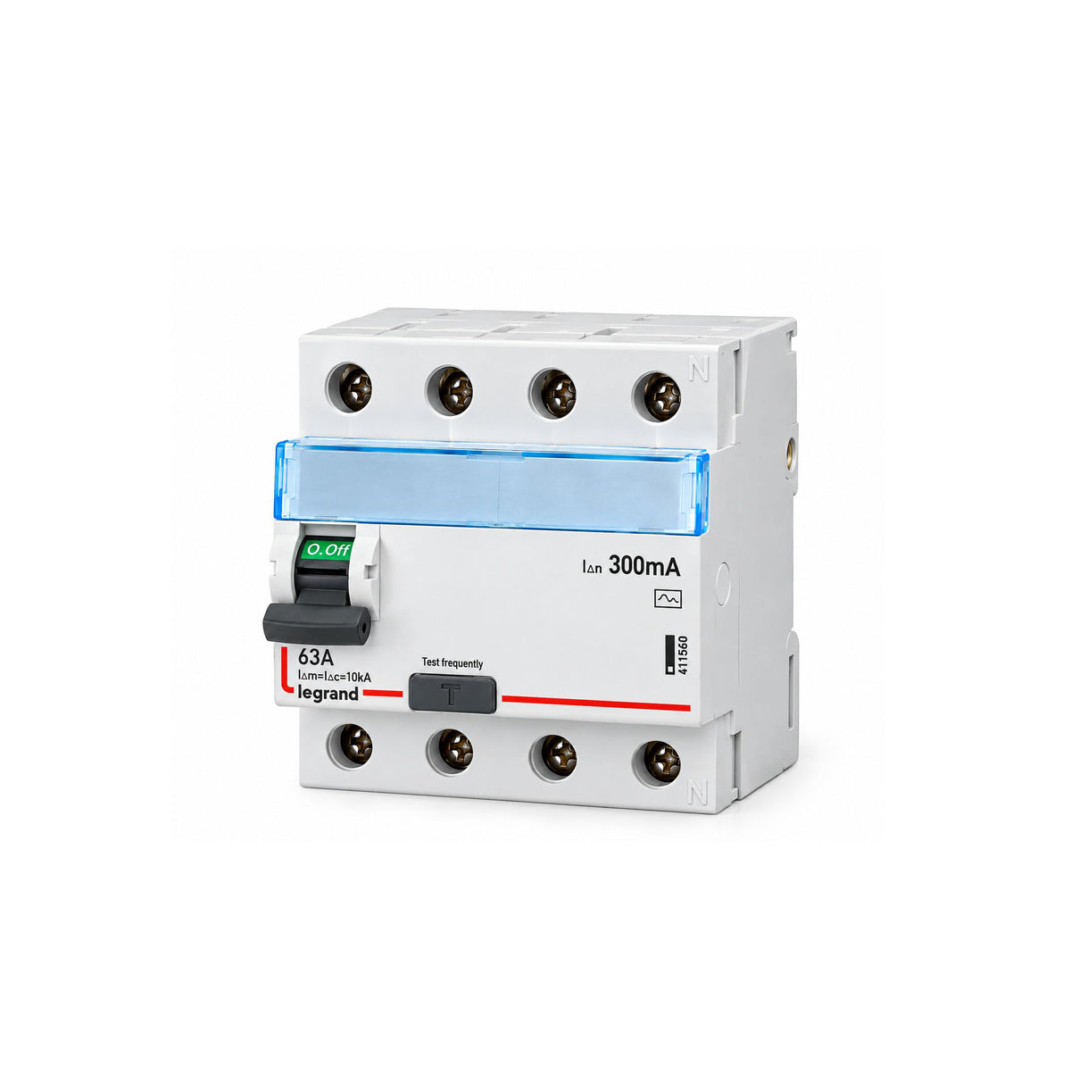 Legrand DX3 RCCB 63A Four Pole