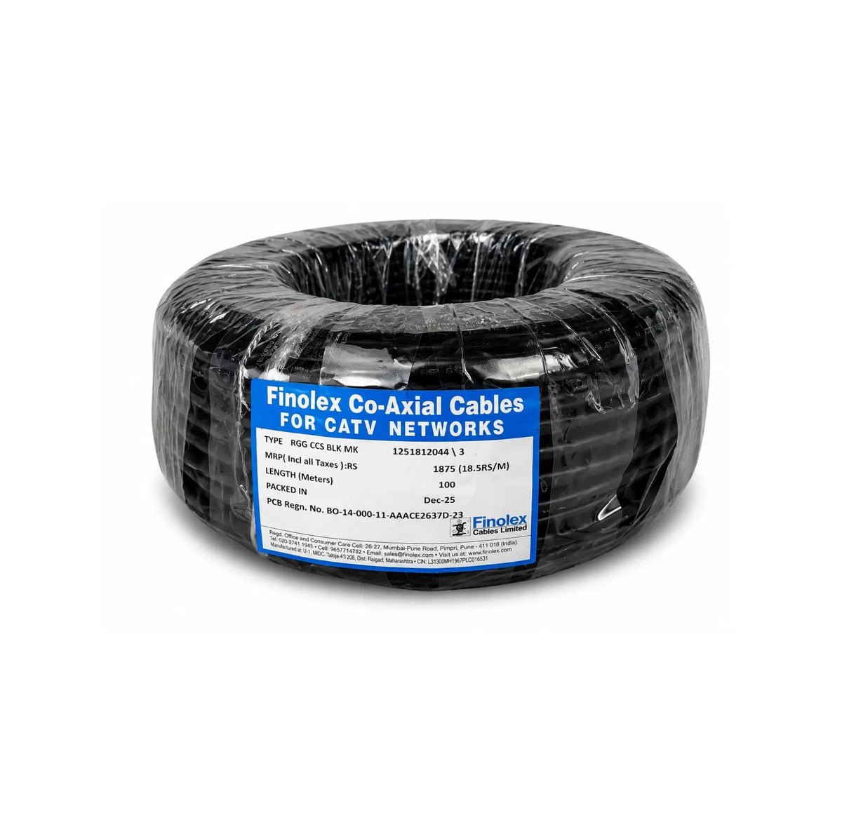 Finolex RG6 TV Cable (100MTR)