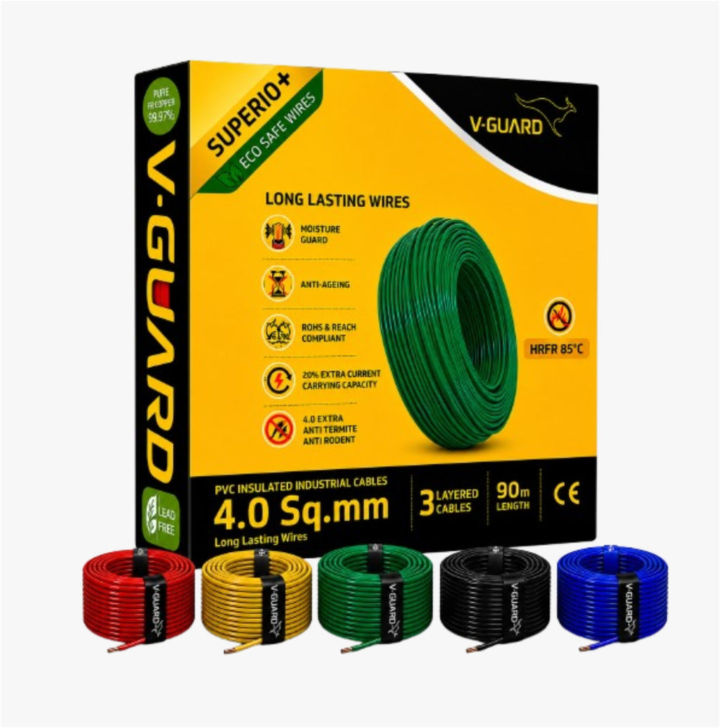 V-Guard Superio+ HRPR 4.0 SQ MM(90MTR)