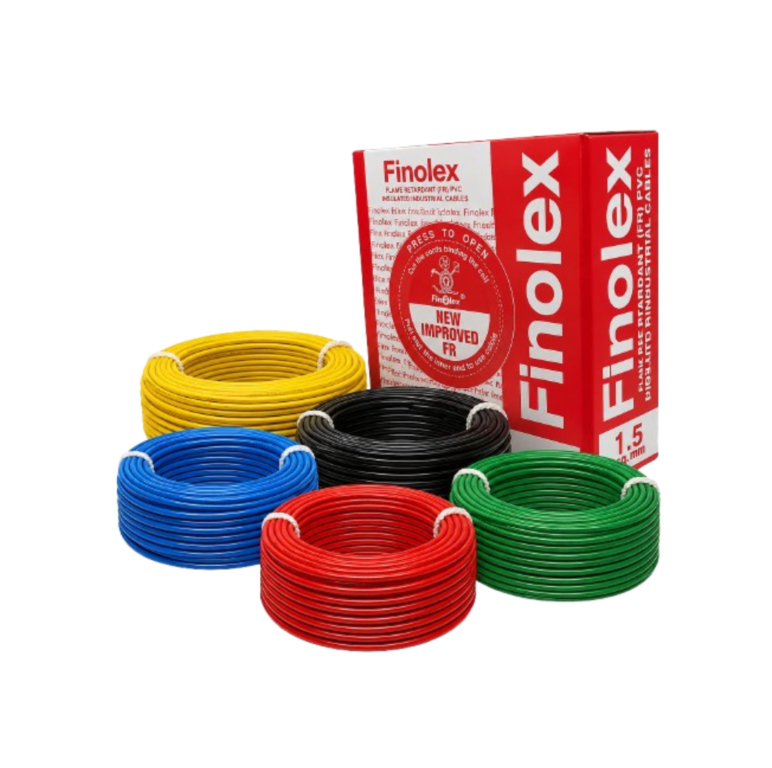 Finolex 1.5SQ MM Wire (90MTR) Silver