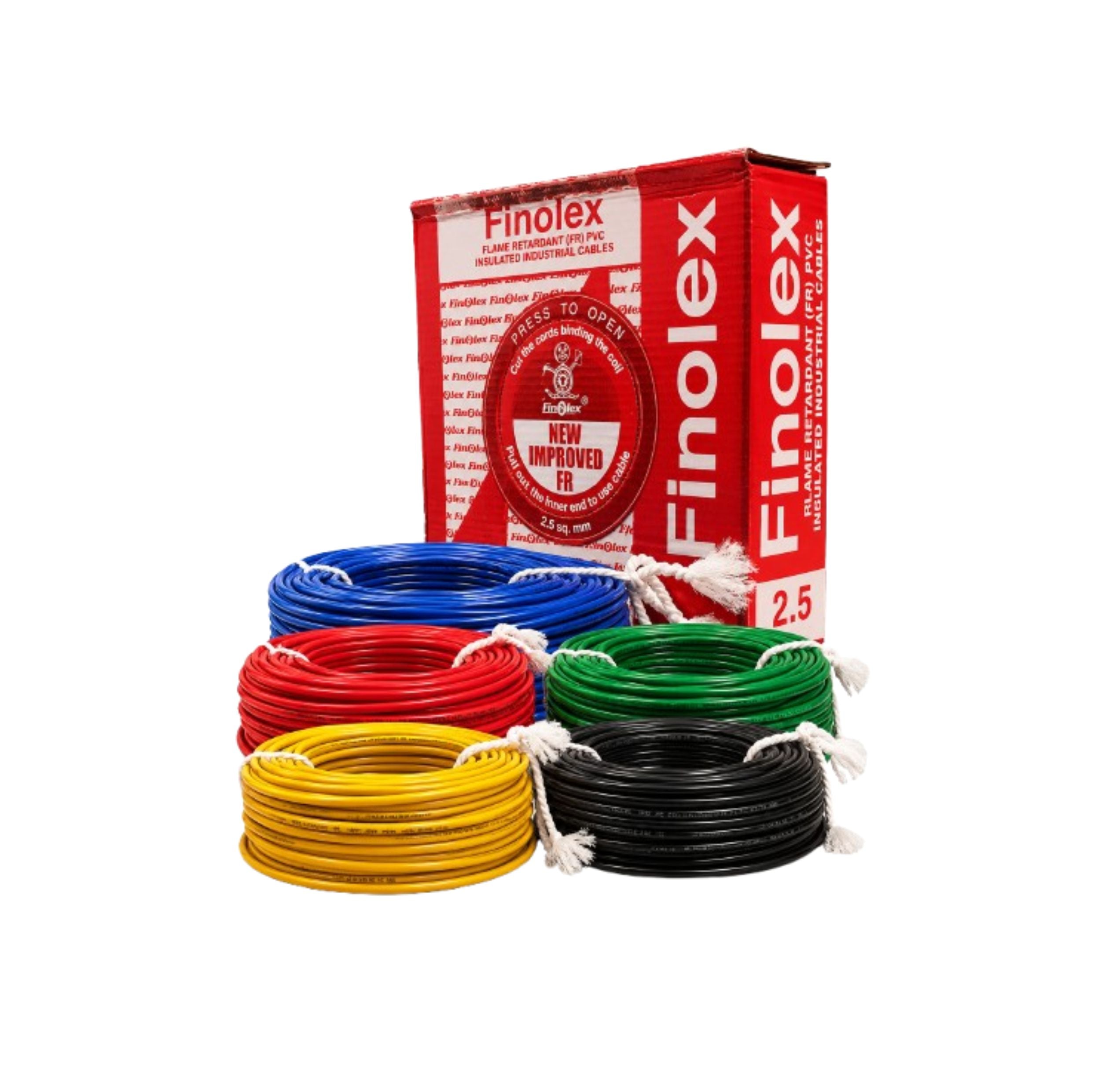 Finolex 2.5SQ MM Wire (90MTR) Silver
