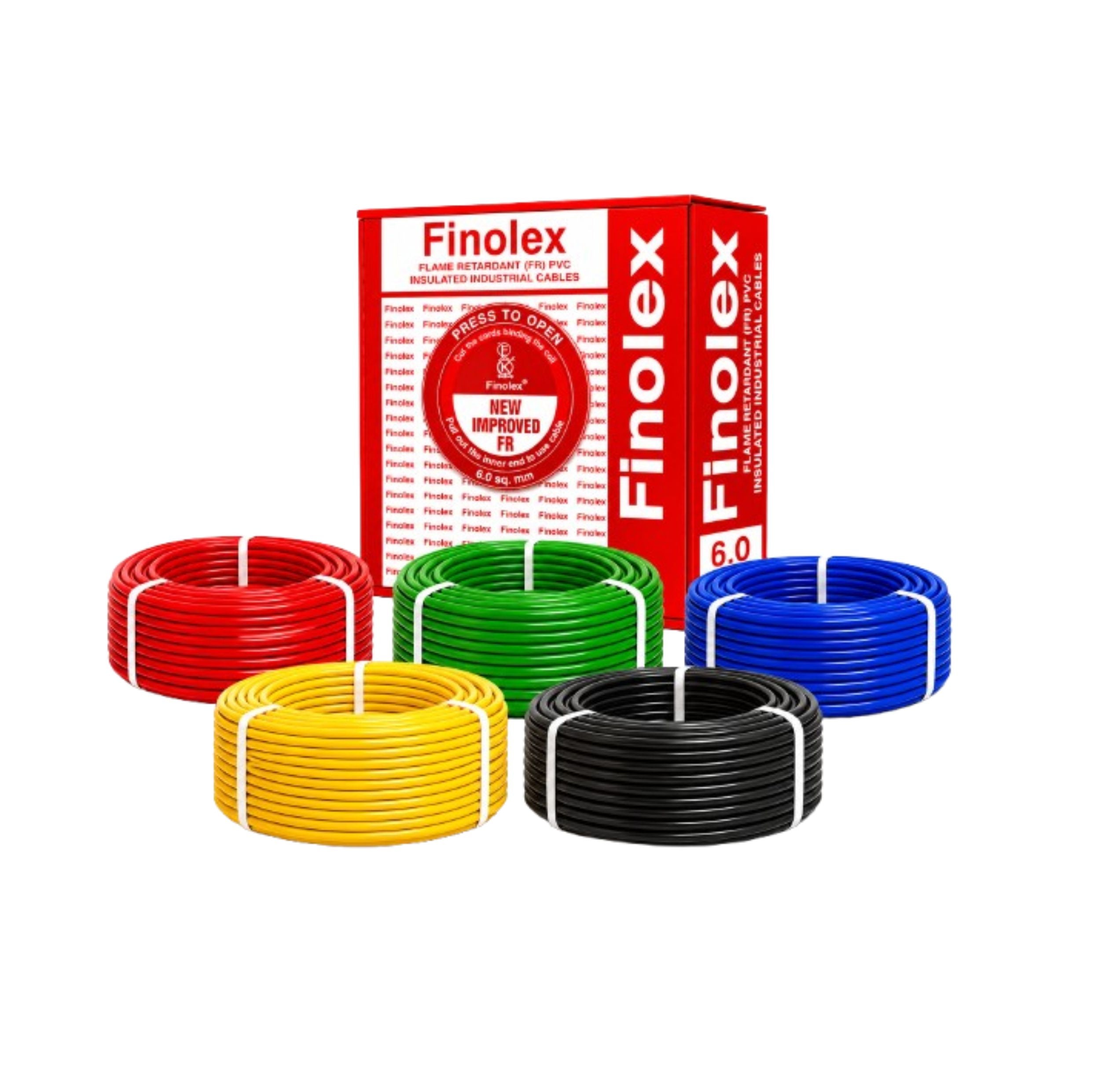 Finolex 6.0SQ MM Wire (90MTR) Silver